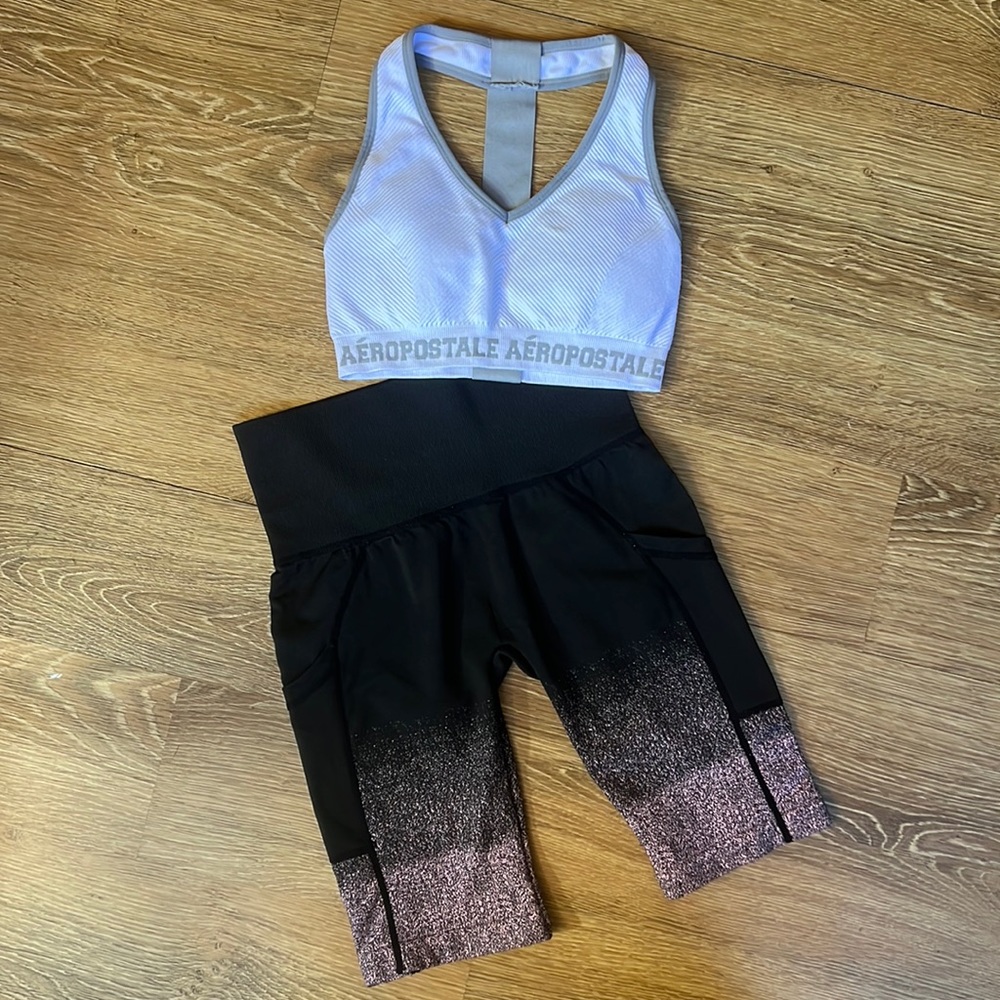 Set of 2: Aéropostale top size S and Soho Sport size S